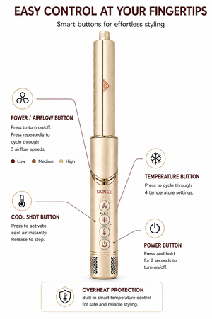 SKINCE 8-in-1 Air Styler lifestyle shot