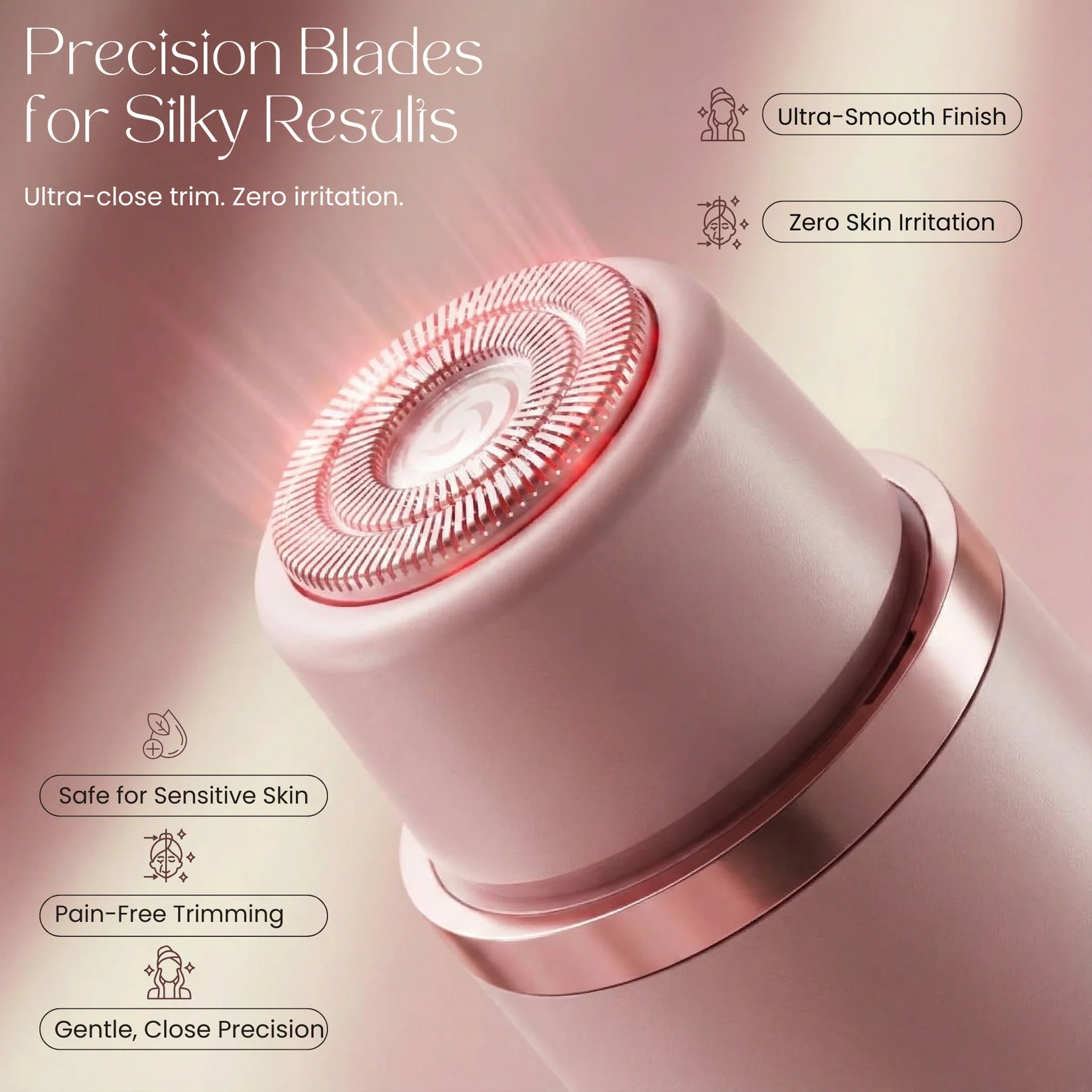 Skince GlowTrim™ 2-in-1 Hair Remover & Precision Trimmer